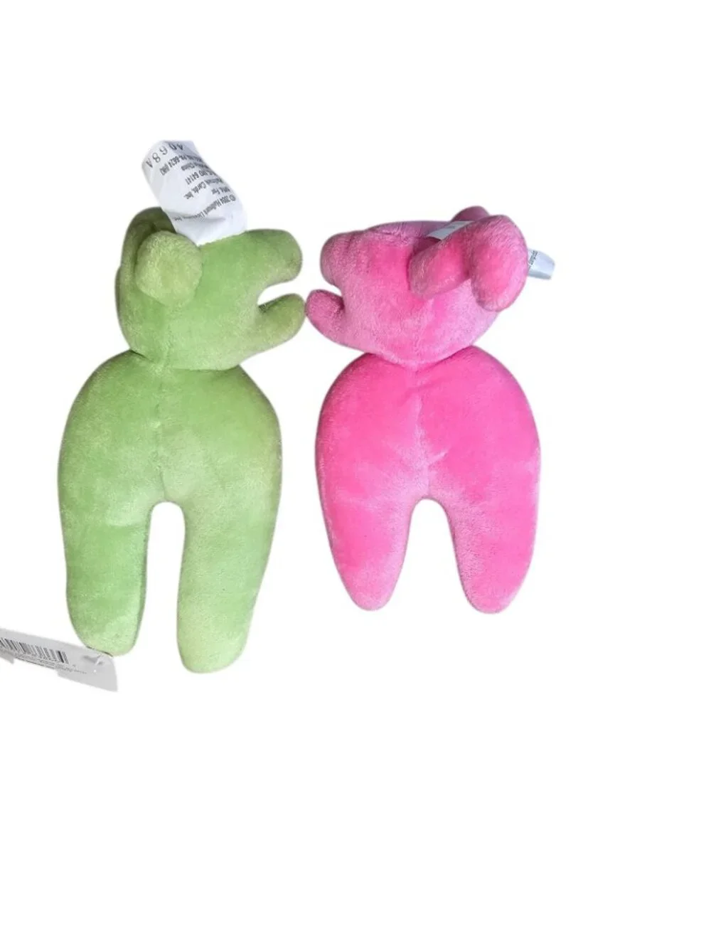 VTG Hoops and Yoyo Stuffed Plush Toys Set Green & Pink 6